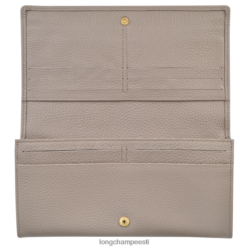 nahktooted turteltuvi PD2Z8Z612 le foulonne kontinentaalne rahakott naised Longchamp